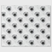 Weiße Waschmaschine Geschenkpapier (Flach)