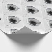 Weiße Waschmaschine Geschenkpapier (Ecke)