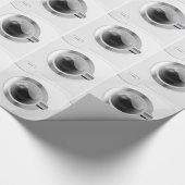 Weiße Waschmaschine Geschenkpapier (Ecke)