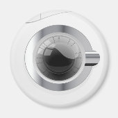 Weiße Waschmaschine Magnet (Vorne)