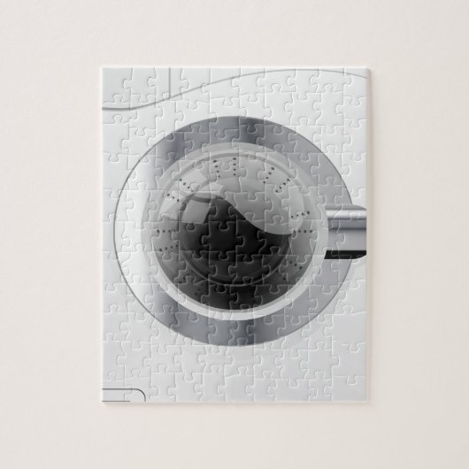 Weiße Waschmaschine Puzzle (Vertikal)