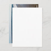 WEISSE WASCHWELLEN VON FLORIDA POSTKARTE (Vorne/Hinten)