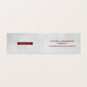 Weiße Wash Paint, Maler & Dekorator Foto Visitenkarten (Außenseite Aufgefaltet)