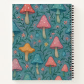 Weiße Wasserfarbe Muster Notizblock (Rückseite)