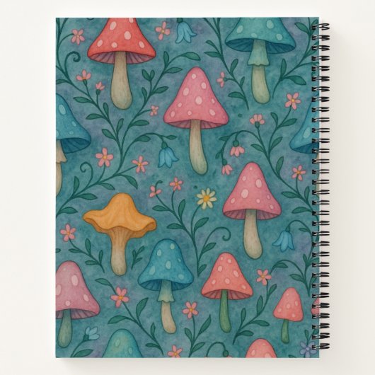 Weiße Wasserfarbe Muster Notizblock (Rückseite)