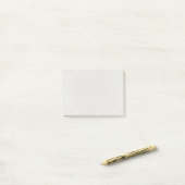 Weiße Wasserfarbenpapier-Textur Post-it Klebezettel (Auf Schreibtisch)