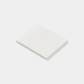 Weiße Wasserfarbenpapier-Textur Post-it Klebezettel (angewinkelt)