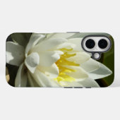 Weiße Wasserlilie und Blüten Case-Mate iPhone Hülle (Rückseite (Horizontal))