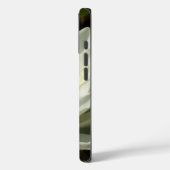 Weiße Wasserlilie und Blüten Case-Mate iPhone Hülle (Rückseite / Links)