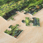Weiße Wasserlilien von Claude Monet, Vintage Kunst Puzzle (Seite)
