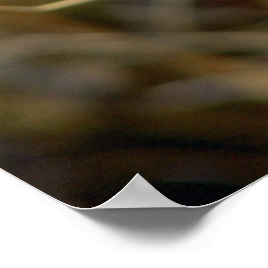 Weiße Weber Poster (Ecke)