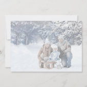 Weiße Weihnachten 2 Horizontale Fotos (Rückseite)