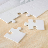 Weiße Weihnachten mit Bokeh Lights Puzzle (Seite)