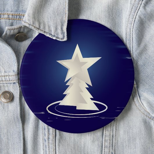 weiße Weihnachtsfeier Button (Beispiel)