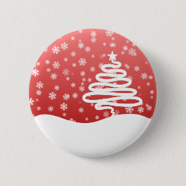 weiße Weihnachtsfeier Button