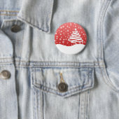 weiße Weihnachtsfeier Button (Beispiel)