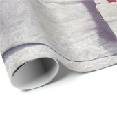 weiße Weihnachtsfeier Geschenkpapier (Rolleneckpunkt)