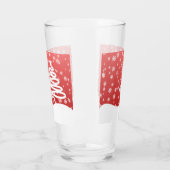 weiße Weihnachtsfeier Glas (Links)