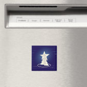weiße Weihnachtsfeier Magnet (In Situ (Geschirrspüler))