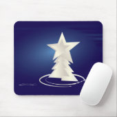 weiße Weihnachtsfeier Mousepad (Mit Mouse)