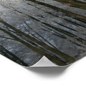 weiße Weihnachtsfeier Poster (Ecke)