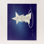 weiße Weihnachtsfeier Puzzle (Vertikal)