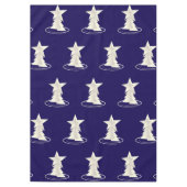 weiße Weihnachtsfeier Tischdecke (Vorderseite)