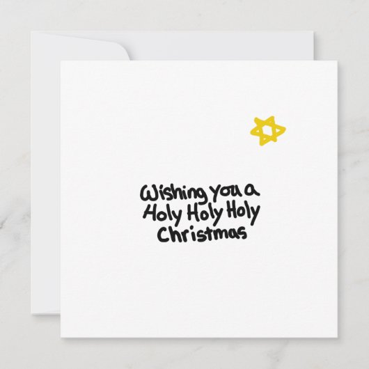 Weiße Weihnachtsfeiertage Feiertagskarte (Vorderseite)