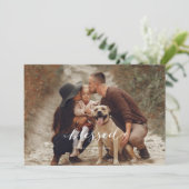 Weiße Weihnachtskarte Einladung (Stehend Vorderseite)