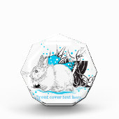 weiße Weihnachtsrabatte Fotoblock (Vorderseite)