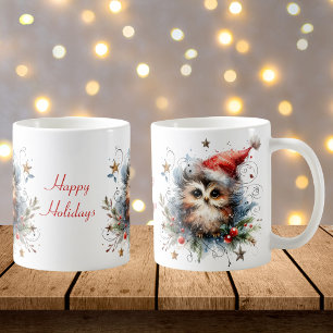 Weiße Weihnachtsschale Kaffeetasse