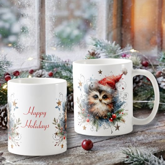 Weiße Weihnachtsschale Kaffeetasse