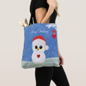 Weiße Weihnachtsschale Tasche (Von Nahem)
