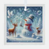 Weiße Weihnachtsschmuck (Rückseite)