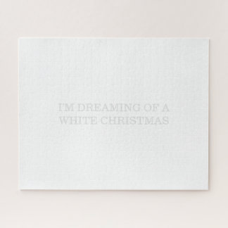 weiße Weihnachtszeit Puzzle