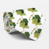 Weiße Weintrauben auf dem Weinberg, Vintages Leben Krawatte (Gerollt)