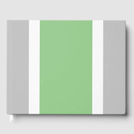 Weiße, weiße Streifen auf hellgrauem Boden Gästebuch