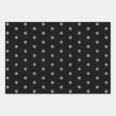 Weiße weiße und schwarze Waldtiere Geschenkpapier Set (Vorderseite 3)