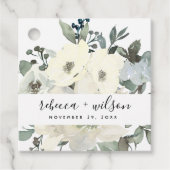 WEISSE, WEISSE WASSERFARBFLÜSSE GESCHENKANHÄNGER (Vorderseite)