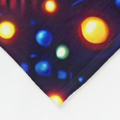 "Weiße Wellen - lebendige Kunst des Ozeans" Fleecedecke (Ecke)