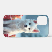 Weiße Welpe Case-Mate iPhone Hülle (Rückseite (Horizontal))