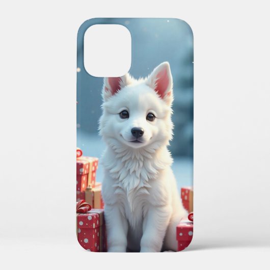 Weiße Welpe Case-Mate iPhone Hülle (Rückseite)