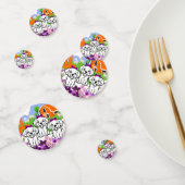 Weiße Welpen Konfetti (Gruppe)