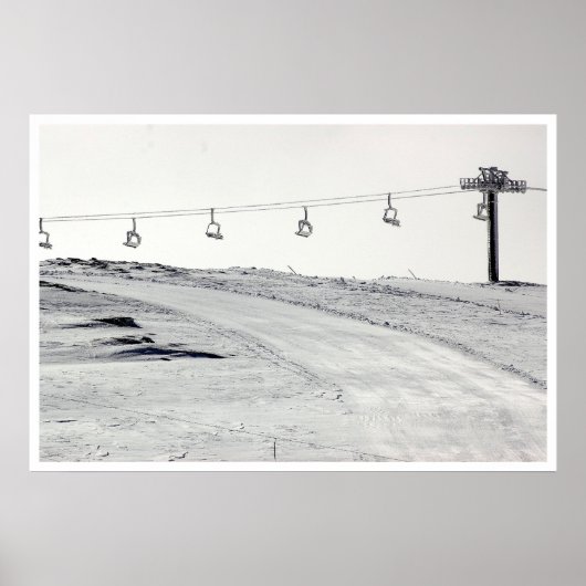 Weiße Welt Poster (Vorne)