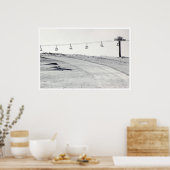 Weiße Welt Poster (Küche)