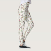 Weiße Westies mit Accessoires Whimsical Leggings (Rechts)
