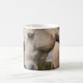 Weiße Wiese Kaffeetasse (Mittel)