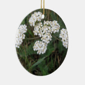 Weiße Wildblumen Keramikornament (Rechts)