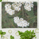 Weiße Wildblumen Küchentücher (Gefaltet)