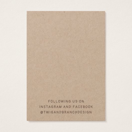 Weiße Wildblumen mit Grafikkarte (Rückseite)